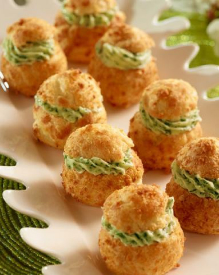 Mini choux croquant aux escargots 