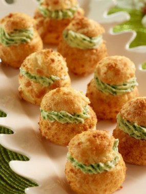 Mini choux croquant aux escargots 