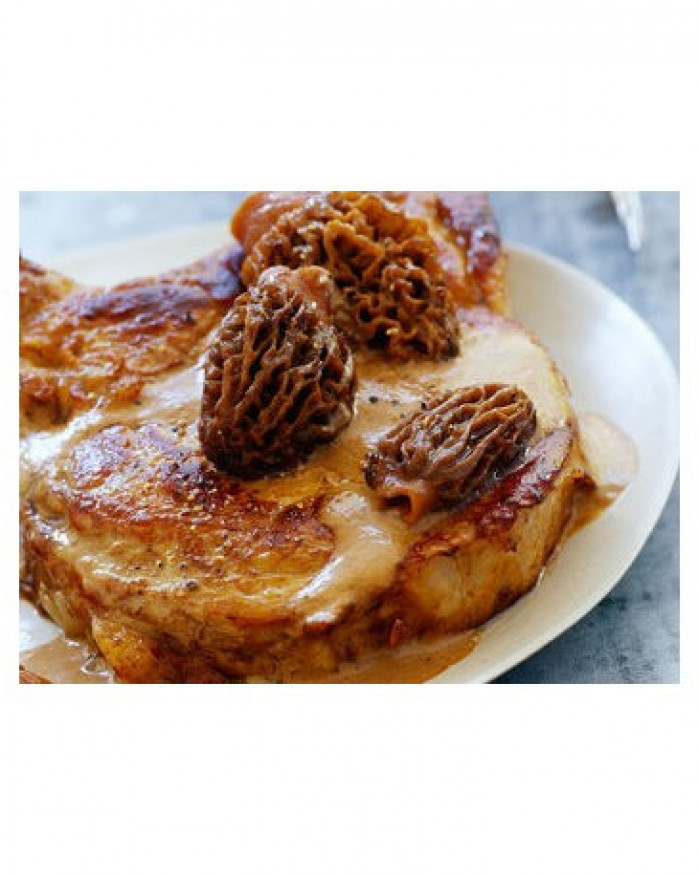 Pavé de veau sauce morilles 