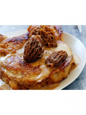 Pavé de veau sauce morilles 