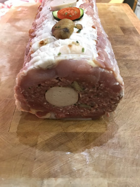 Rôti de chapon aux marrons 