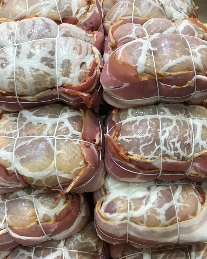 Caille sans os farcie aux raisins 