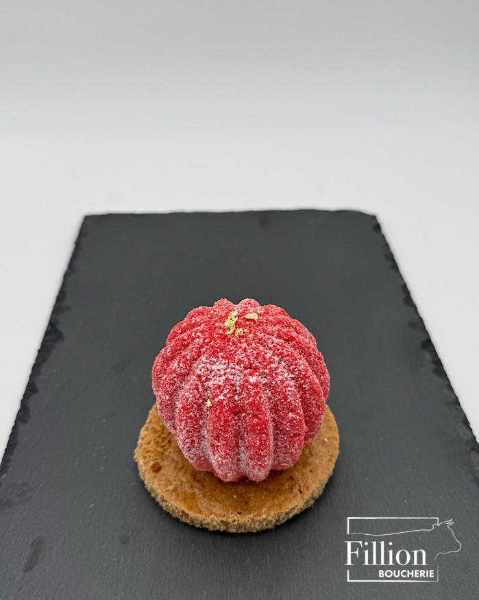 Boule de Noël foie gras, insert pomme