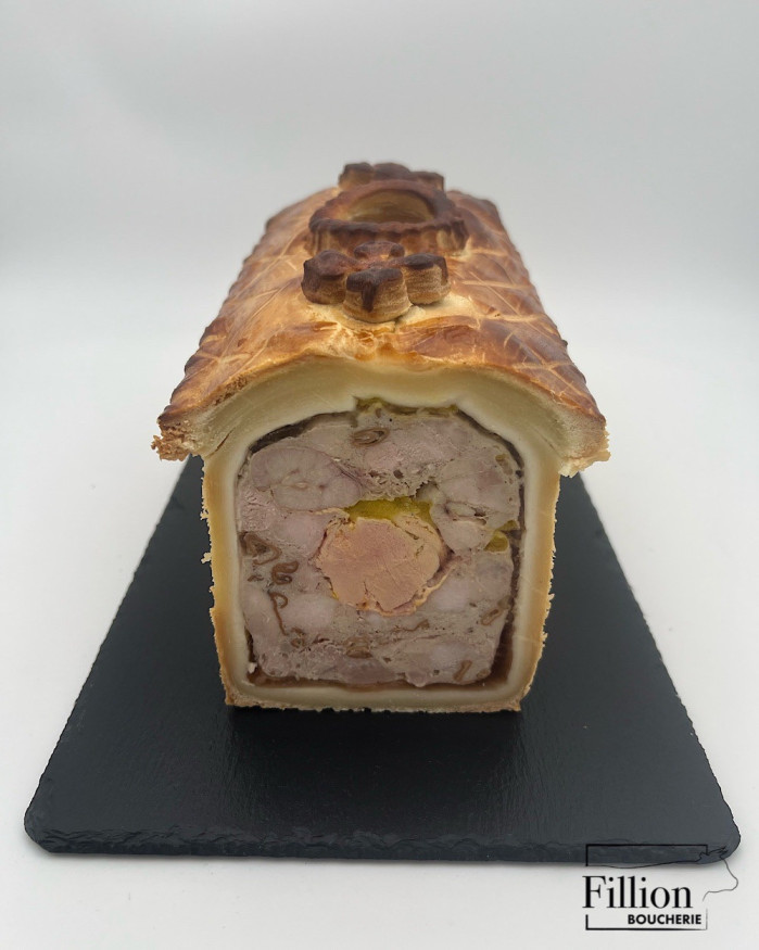 Pâté croûte morilles  foie gras ris de veau