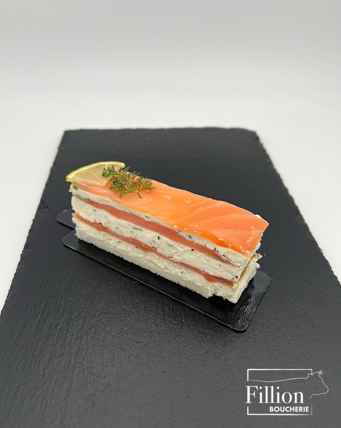 Millefeuille saumon mascarpone