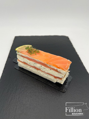 Millefeuille saumon mascarpone